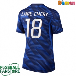 Frankreich Warren Zaire-Emery #18 Replik Heimtrikot Damen WM 2026 Kurzarm